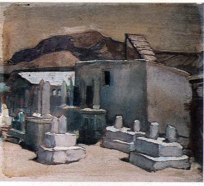 Architetture arabe (cimitero) - Collegio Gesuitico Canopoleno, Sassari